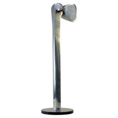 1970 Giacomo Benevelli Modernist Cast Steel Inox Sculpture