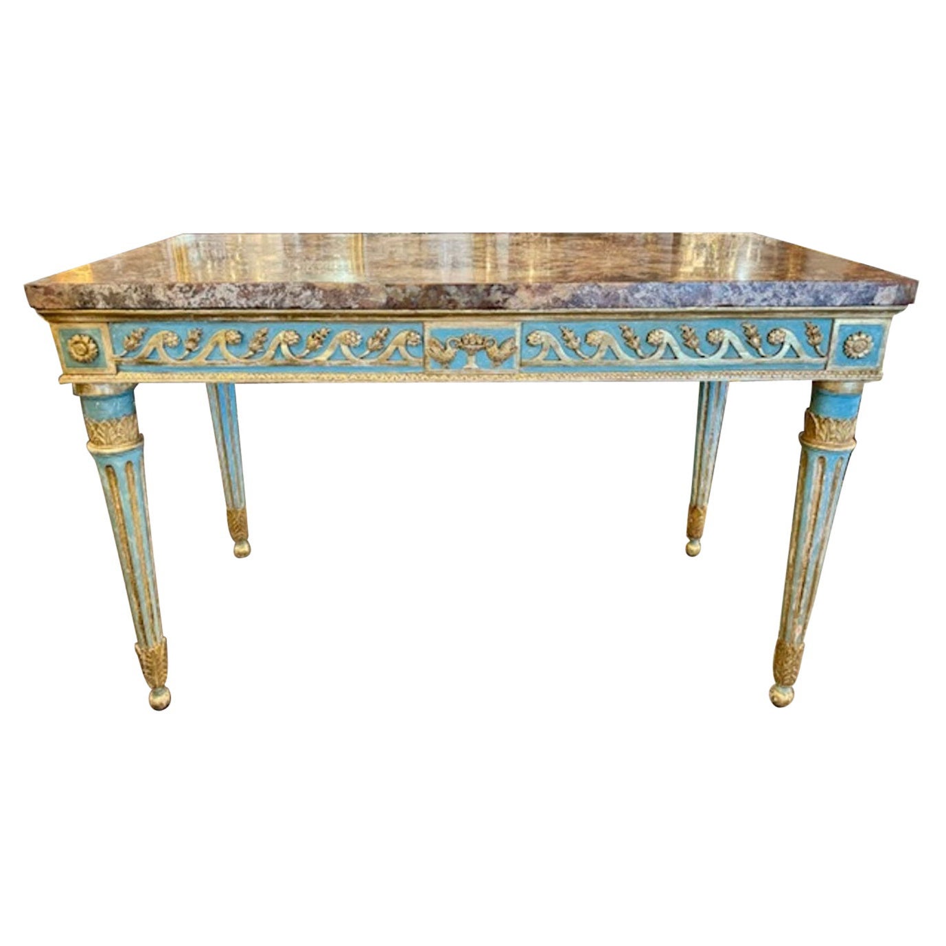 Italienische Konsole im Louis-XVI-Stil des 18. Jahrhunderts