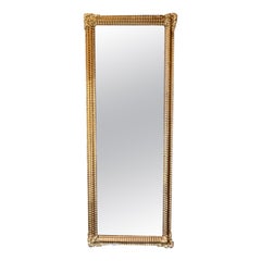 19th Century French Transitional Giltwood Mirror