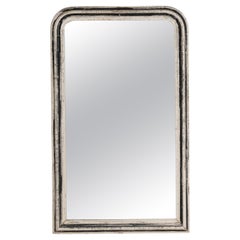 1880s French Wood Patinated Mirror