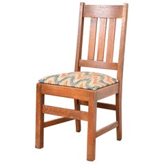 Stickley Brothers Antique Mission Oak Arts & Crafts Desk Chair or Side Chair