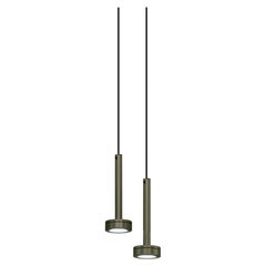 Set von 2 Astral S1 Farben-Pendelleuchten von Euroluce Lampadari
