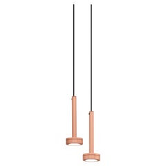 Set von 2 Astral S1 Farben-Pendelleuchten von Euroluce Lampadari