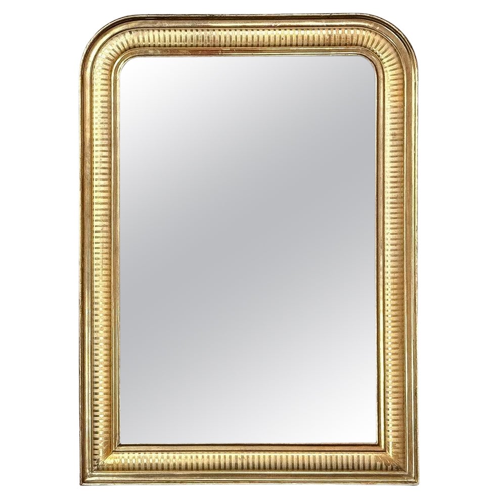 19th Century French Louis Philippe Period Gilded Mirror
