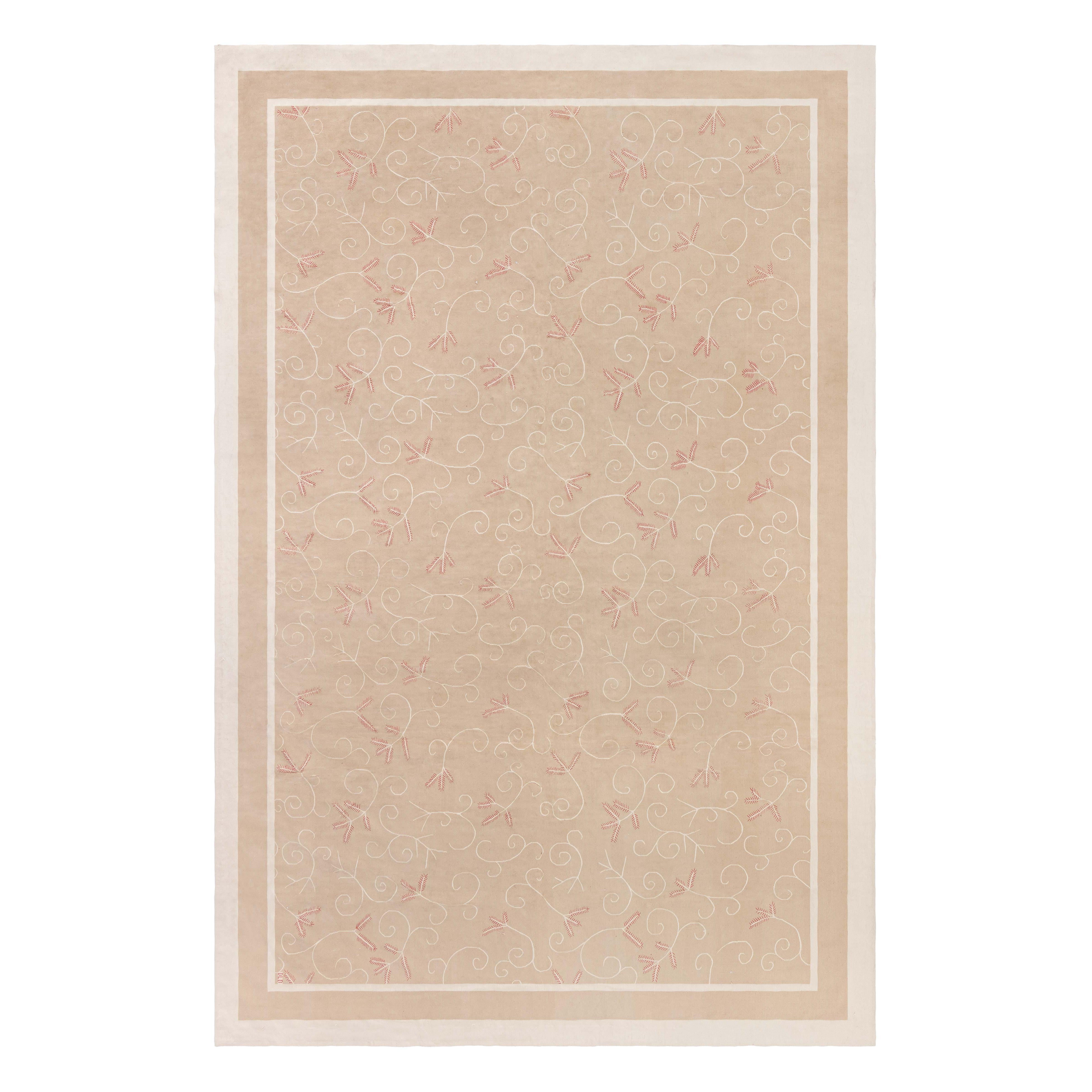 Contemporary Aubusson Design Handmade Rug by Eric Cohler for Doris Leslie Blau