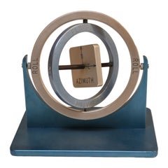 Mitte des Twentieth Century Aluminium Gyroskop Kompass Wissenschaftliches Werkzeug
