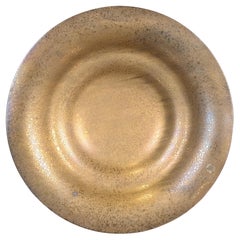Tiffany Studios New York Bronze Doré Plate or Shallow Bowl