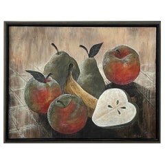Vintage By Monumental Still Life Painting su tela