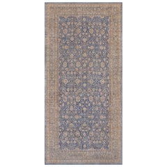 Doris Leslie Blau Tappeto persiano Kirman botanico sovradimensionato del XIX secolo