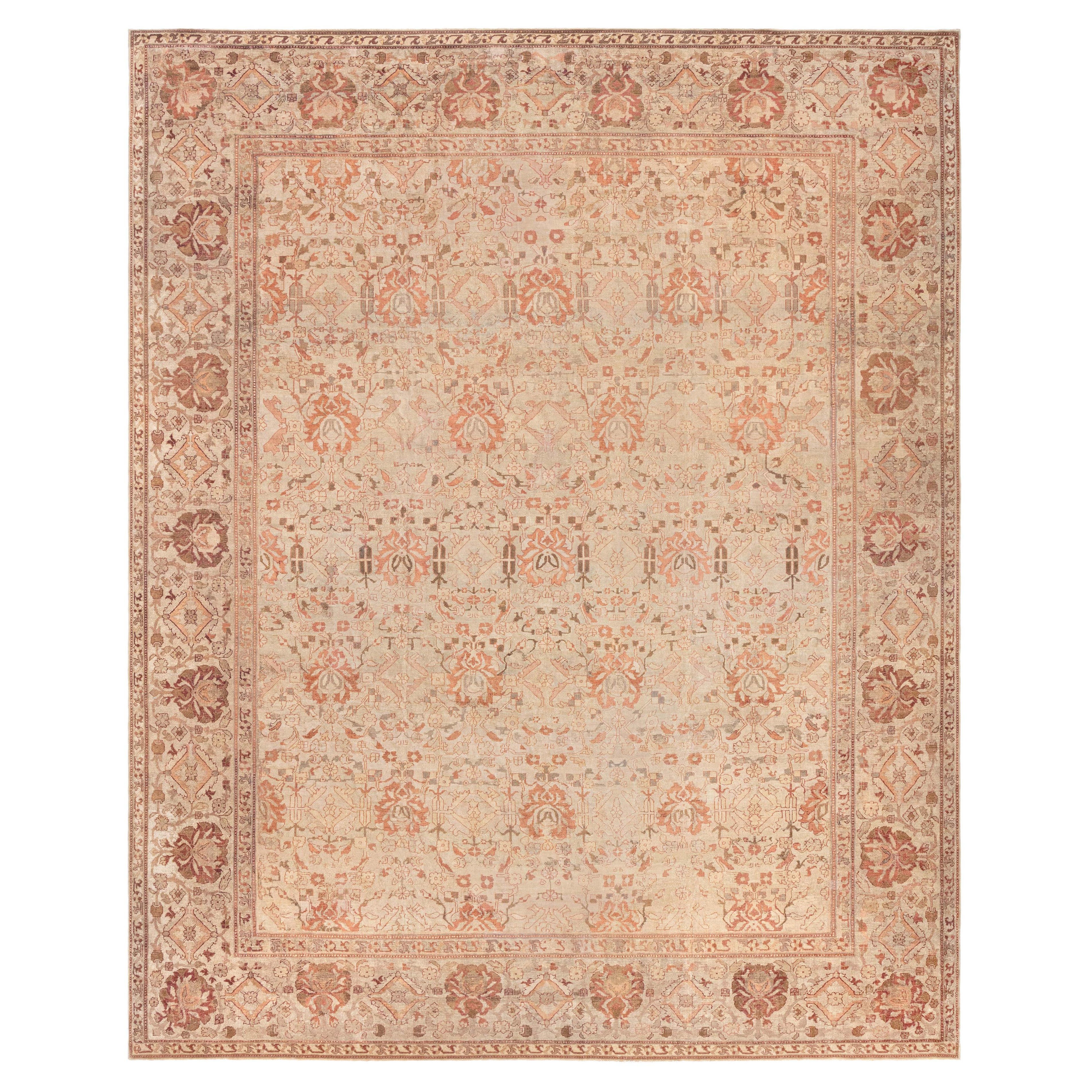 Doris Leslie Blau 19th Century Indian Amritsar Handmade Wool Rug