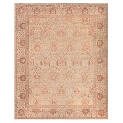 Tapis d'Amritsar indien du 19ème siècle fait à la main Doris Leslie Blau