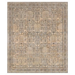 Tapis indien vintage surdimensionné Doris Leslie Blau (taille ajustée)