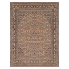 Doris Leslie Blau Tappeto antico persiano Tabriz in lana fatto a mano