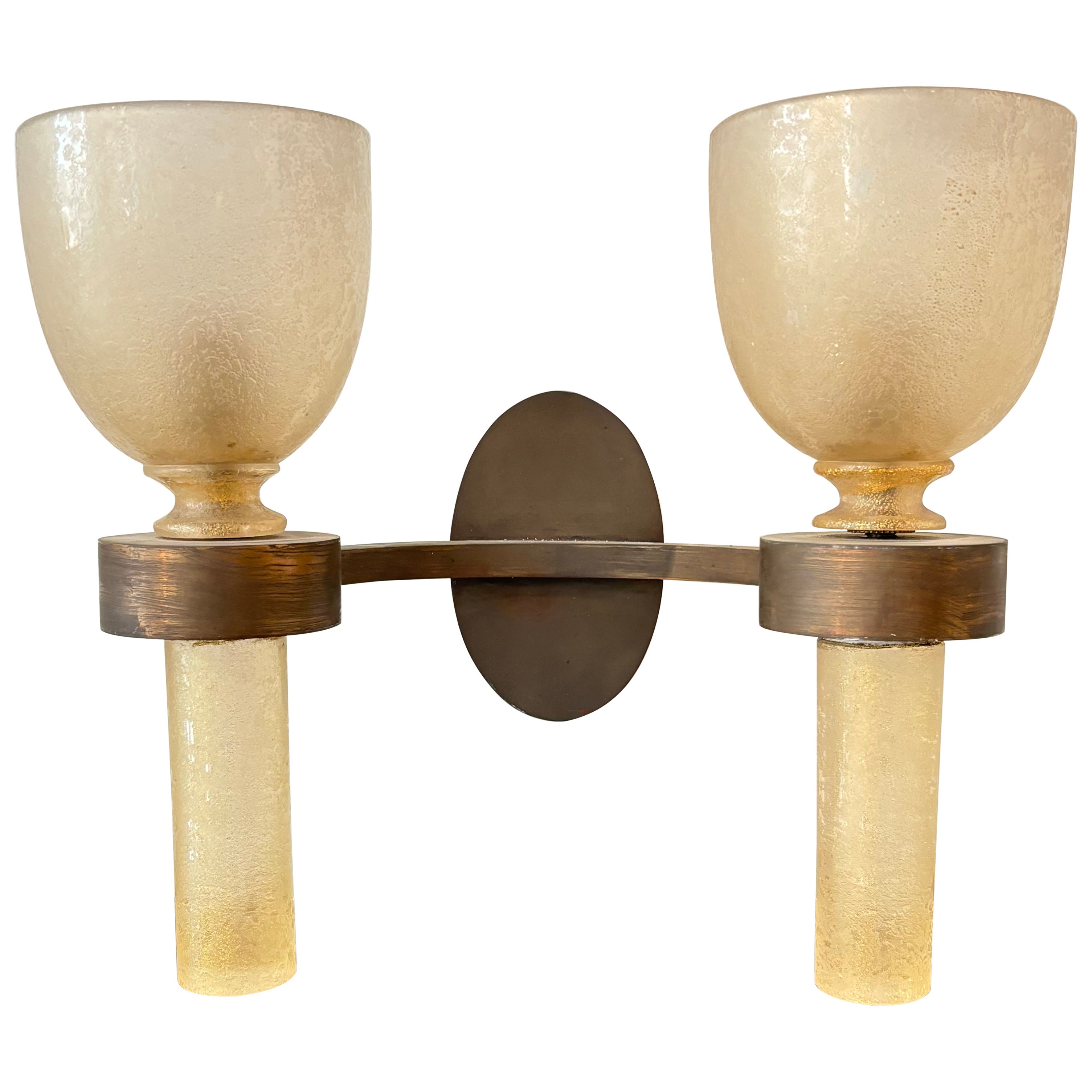 Set di appliques in vetro del XX secolo di Seguso