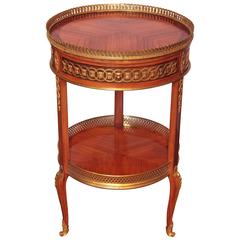 19th Century French Transitional Louis XV Satinwood Side Table