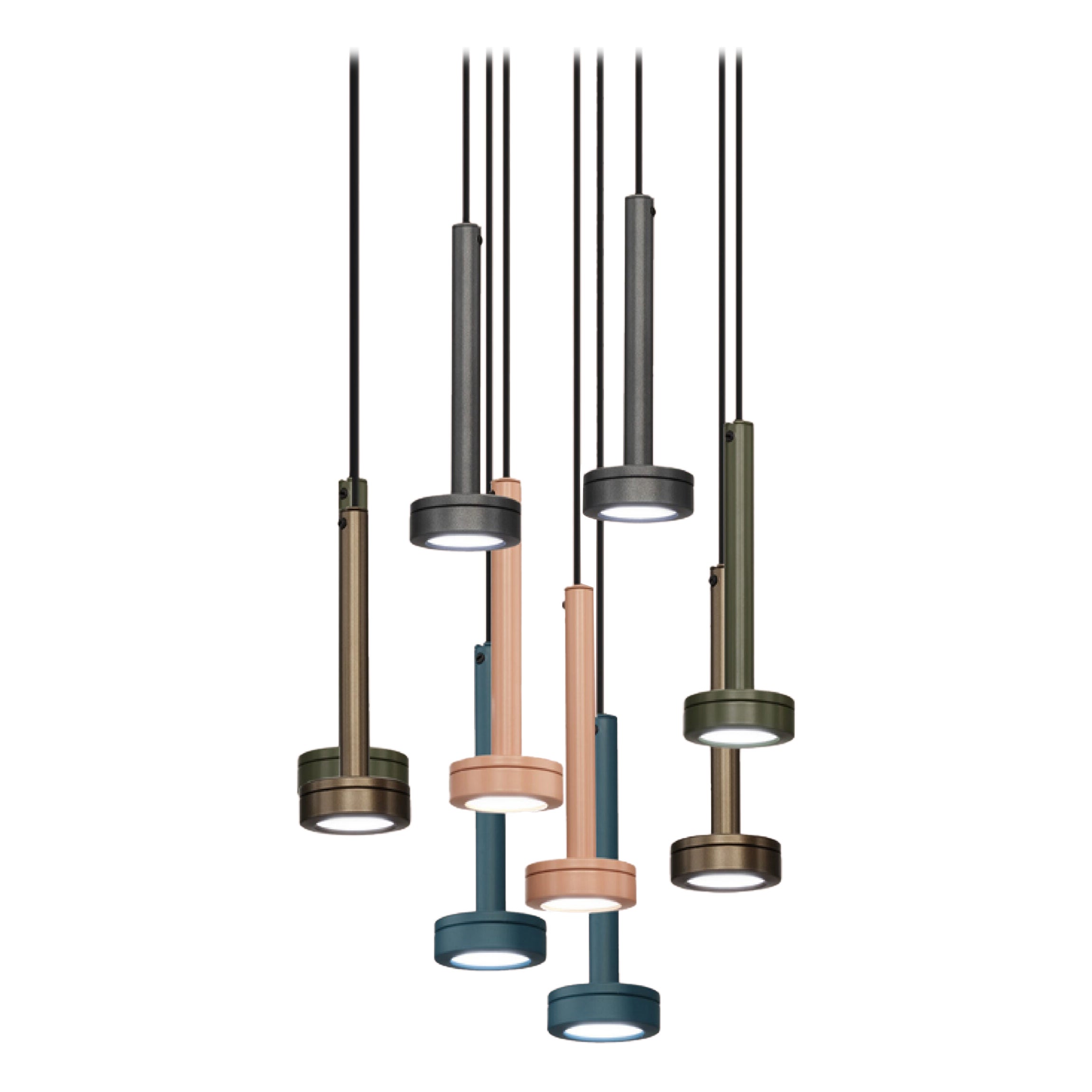 Lampada a sospensione Astral S10 Colors di Euroluce Lampadari in vendita