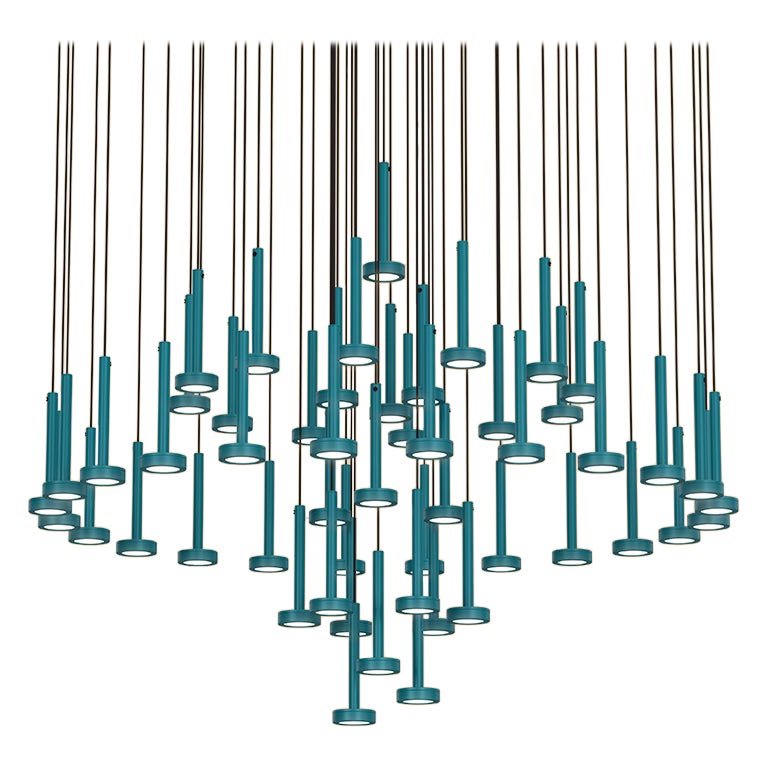 Astral Coolors 52 Kronleuchter von Euroluce Lampadari