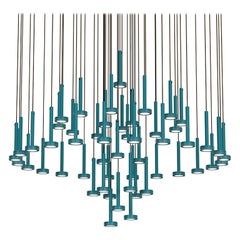 Astral Coolors 52 Chandelier by Euroluce Lampadari