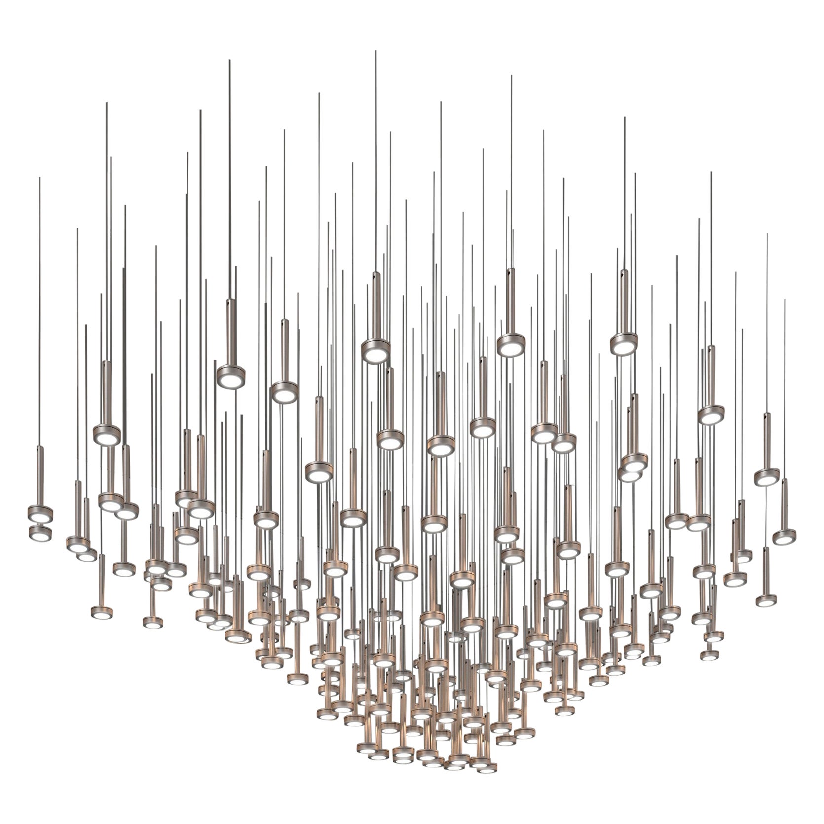 Astral Coolors S158 Kronleuchter von Euroluce Lampadari im Angebot