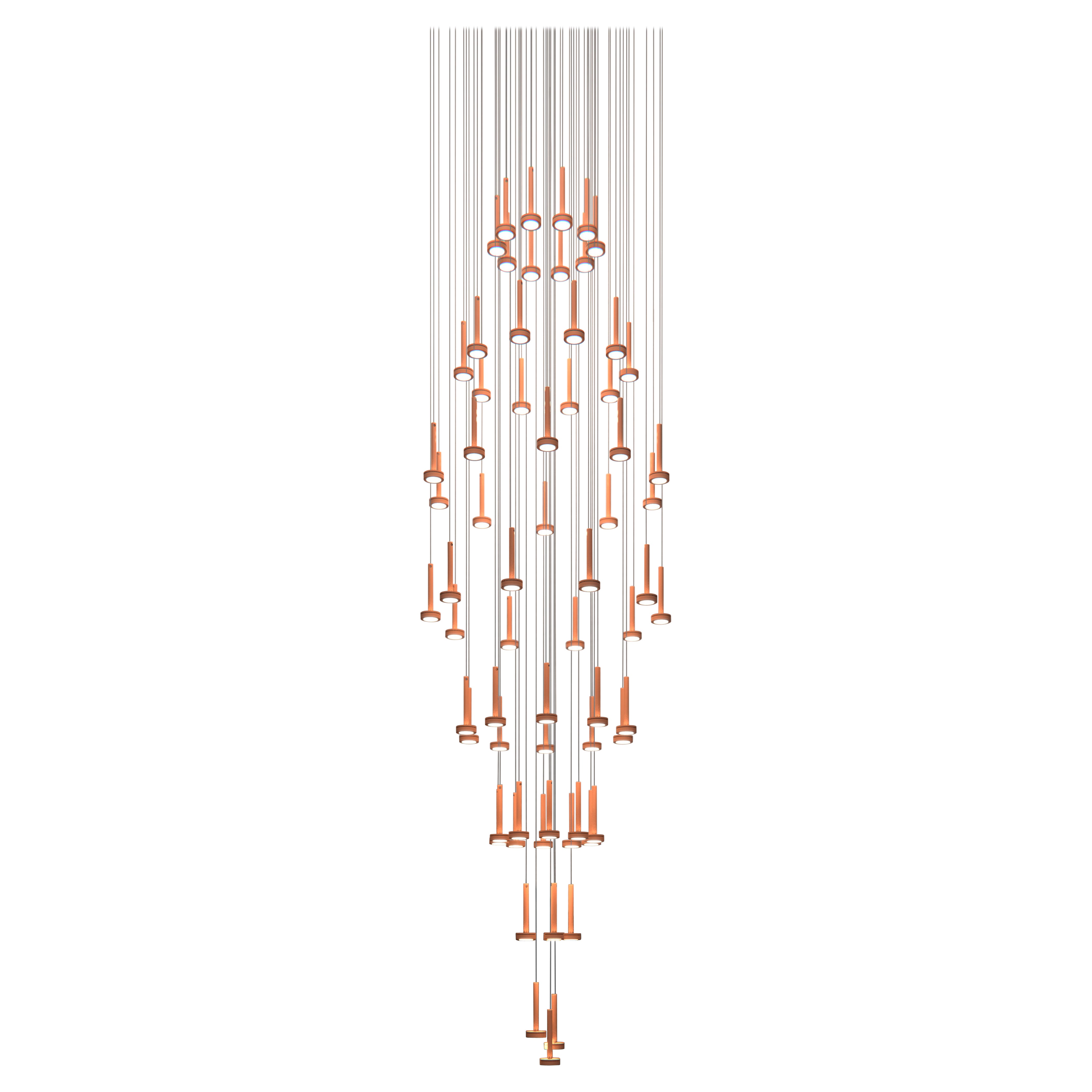Astral Coolors S68 Kronleuchter von Euroluce Lampadari