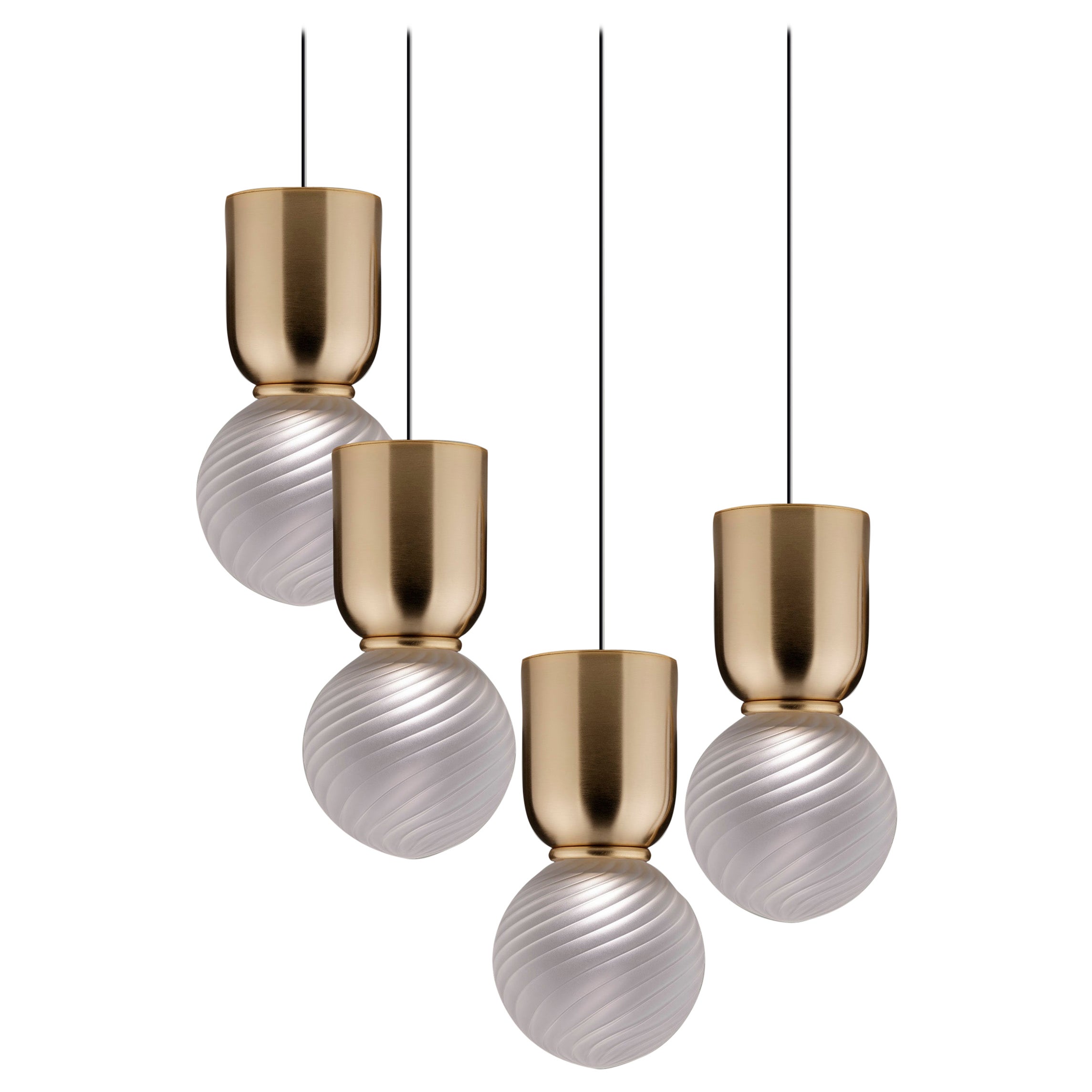 Lampada a sospensione Atlas S4 di Euroluce Lampadari