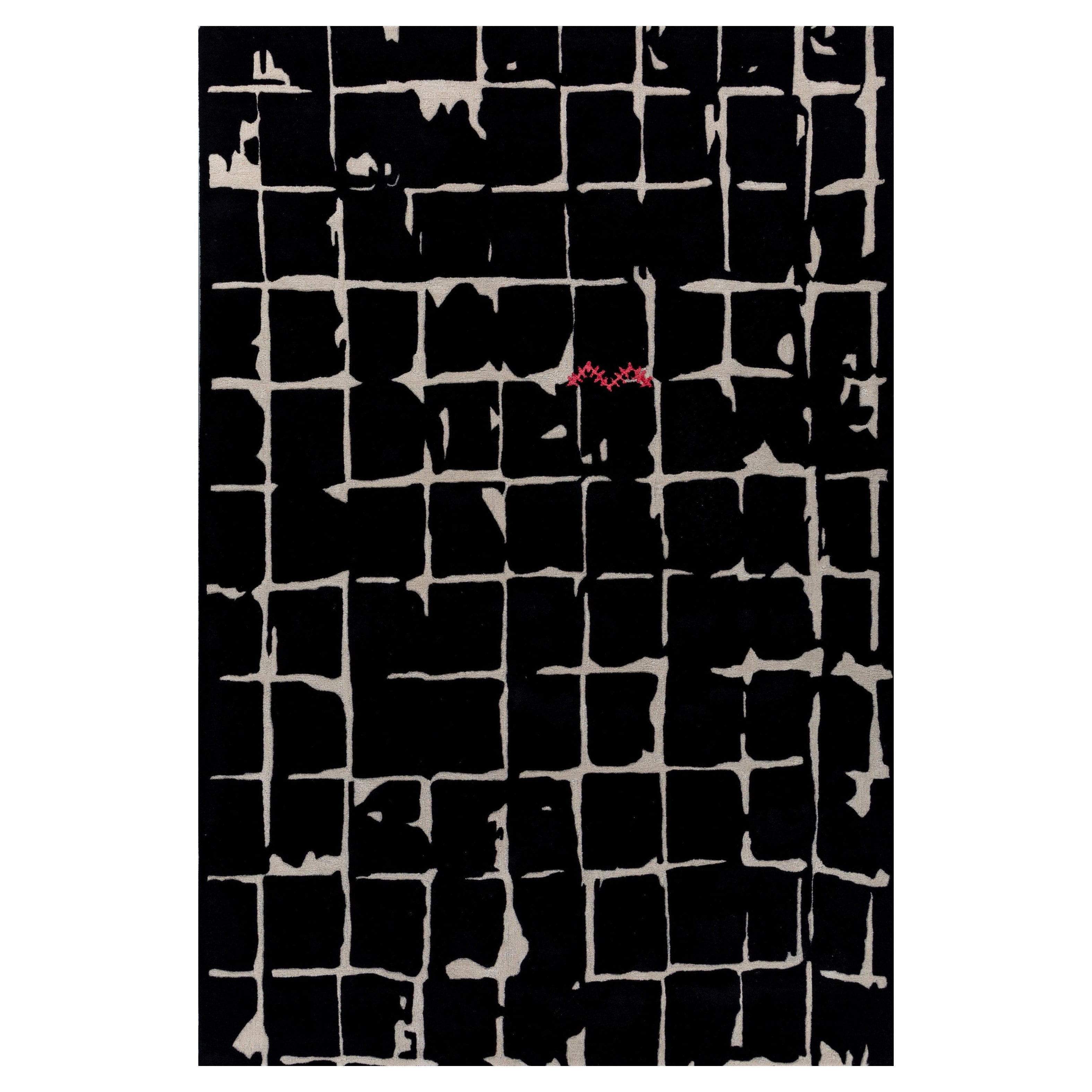 Teppich "Mosaic" von Keith Pillow: DAAA Haus in Ebenholz/Kirsche, von Jaipur Rugs.