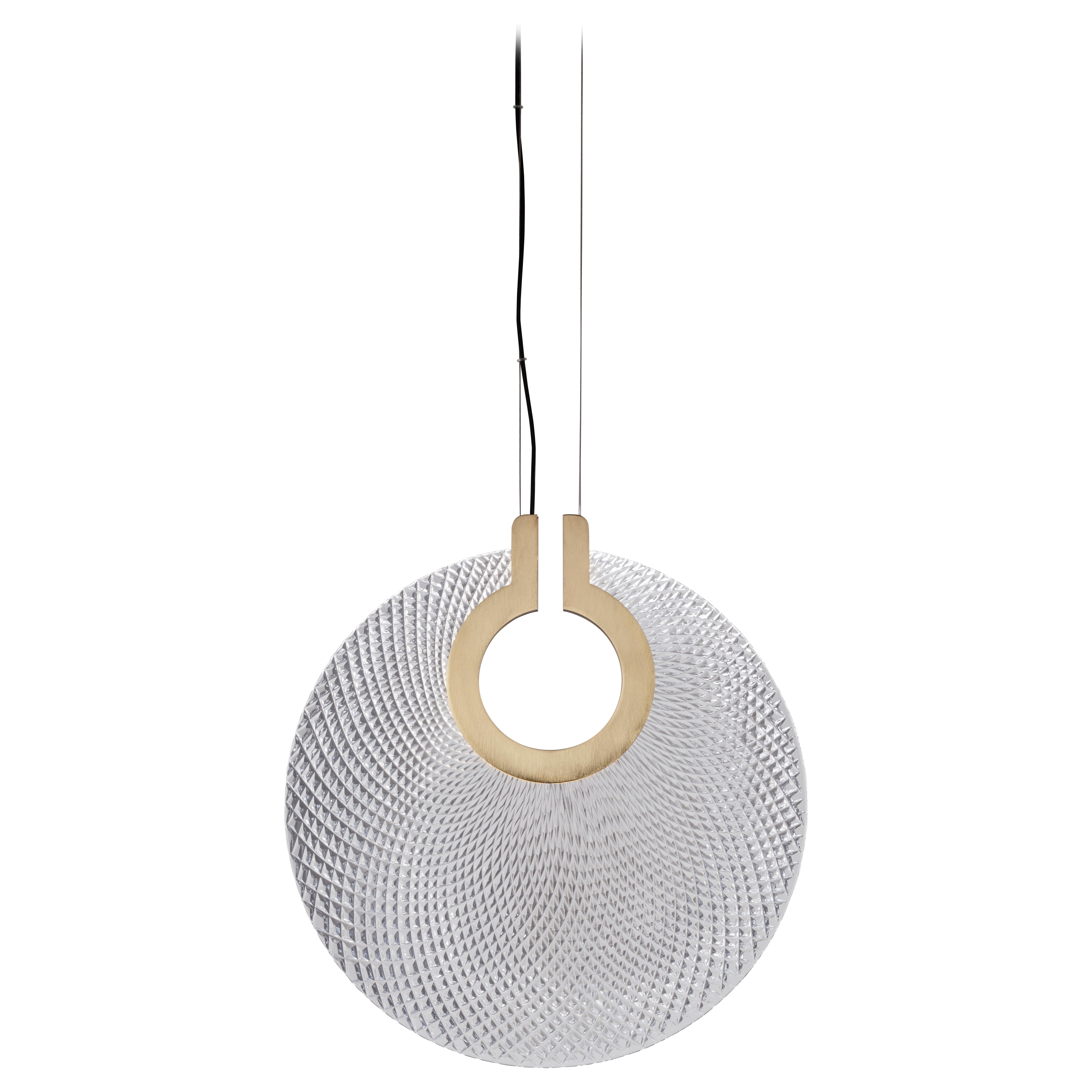 Lampada a sospensione Atollo 40 di Euroluce Lampadari