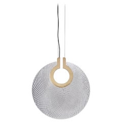 Lampada a sospensione Atollo 40 di Euroluce Lampadari