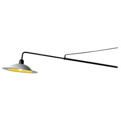 Midcentury modern Stilnovo "Lampiatta" telescope wall lamp, 1970s Italy