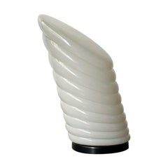 Vintage "Coba" Blown Glass Table Lamp by R. Pamio & R. Toso for Leucos, 1982