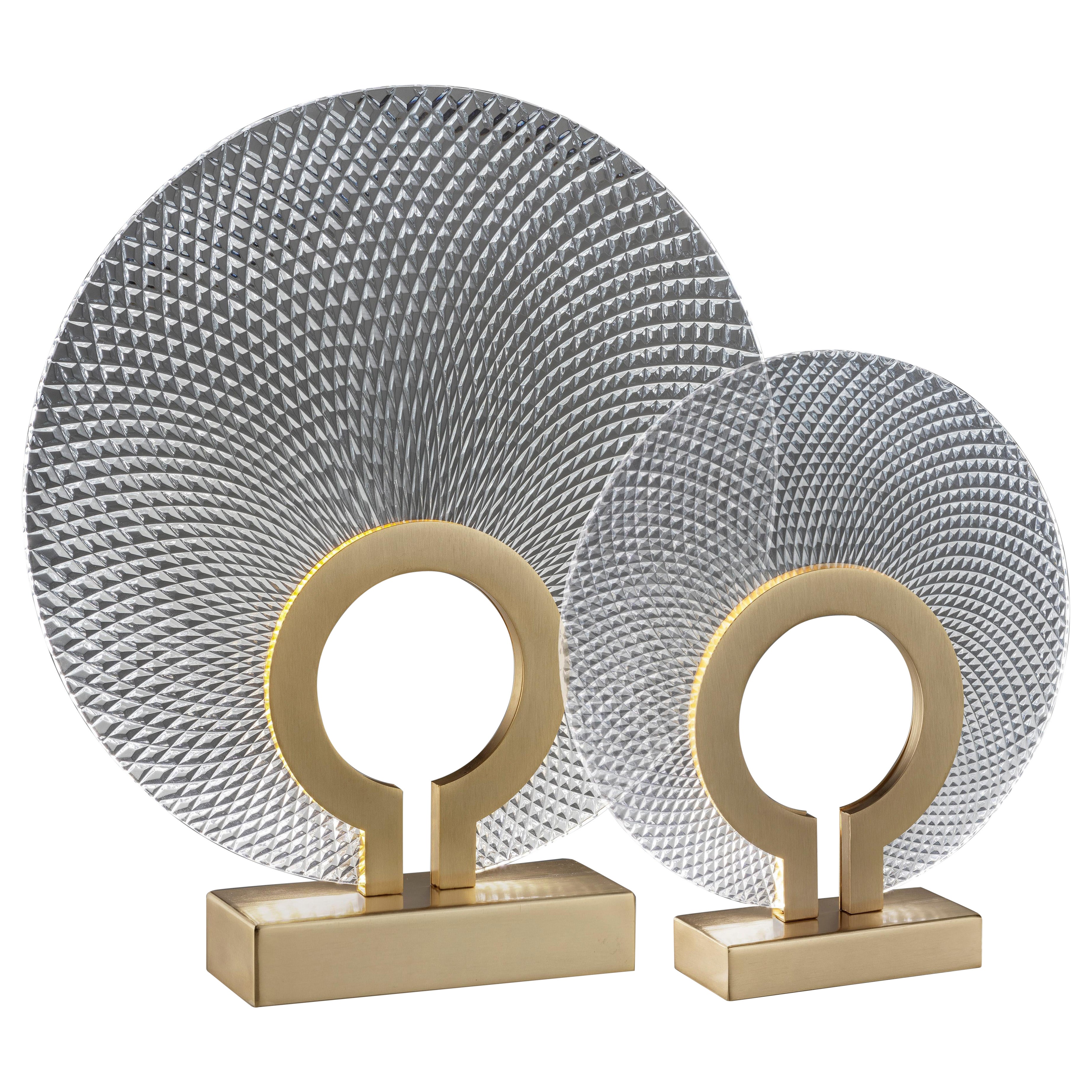 Set Of 2 Atollo Table Lamps by Euroluce Lampadari