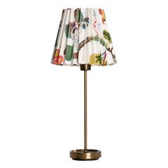 Fagerhult, Lampada da tavolo, ottone, tessuto, Svezia, anni '50
