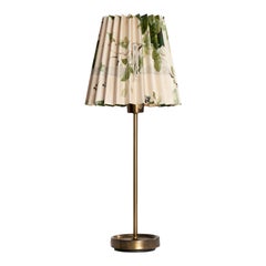 Fagerhult, Lampada da tavolo, ottone, tessuto, Svezia, anni '50