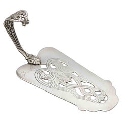 Cortador de plata vintage para tartas, Italia, mediados del siglo XX