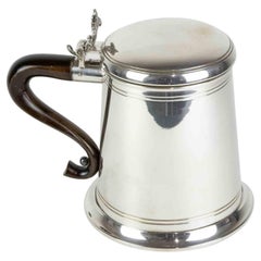 Jarra vintage de plata, italia, mediados del siglo XX