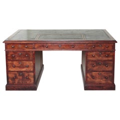 Antique Partners Desk with Provenance