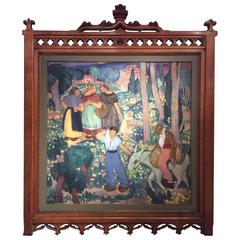 Colorful Post Impressionist Nabis Painting circa 1925