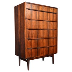 Michael Bloch Seven Drawer Full Profile Highboy Dresser in Rosewood