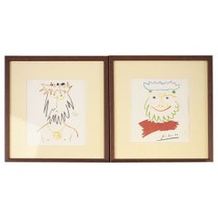 Ilustraciones de Pablo Picasso (2) para el libro de Camilo José Cela -Siglo XX