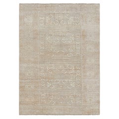 Alfombra de estilo tribal Rug & Kilim en beige-marrón con motivos geométricos