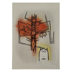 Set of 6 lithographs by Lam Wifredo "Le Feu Vert," 1972