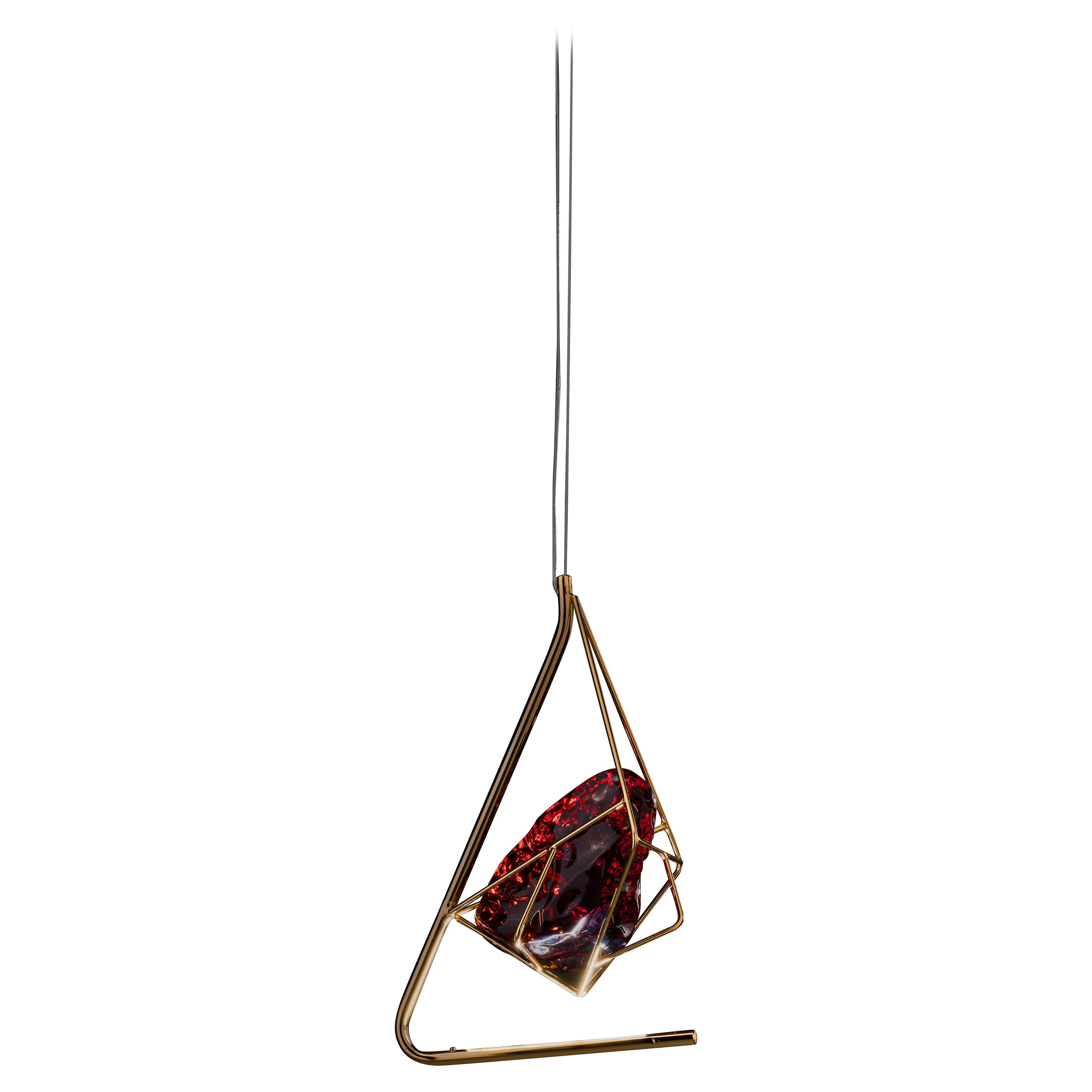 Lampada a sospensione Cryrock di Euroluce Lampadari