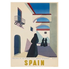 Original-Vintage-Poster, Spanien – Guy Georget, 1951