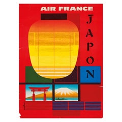 1959 Air France - Japon Original Vintage Poster