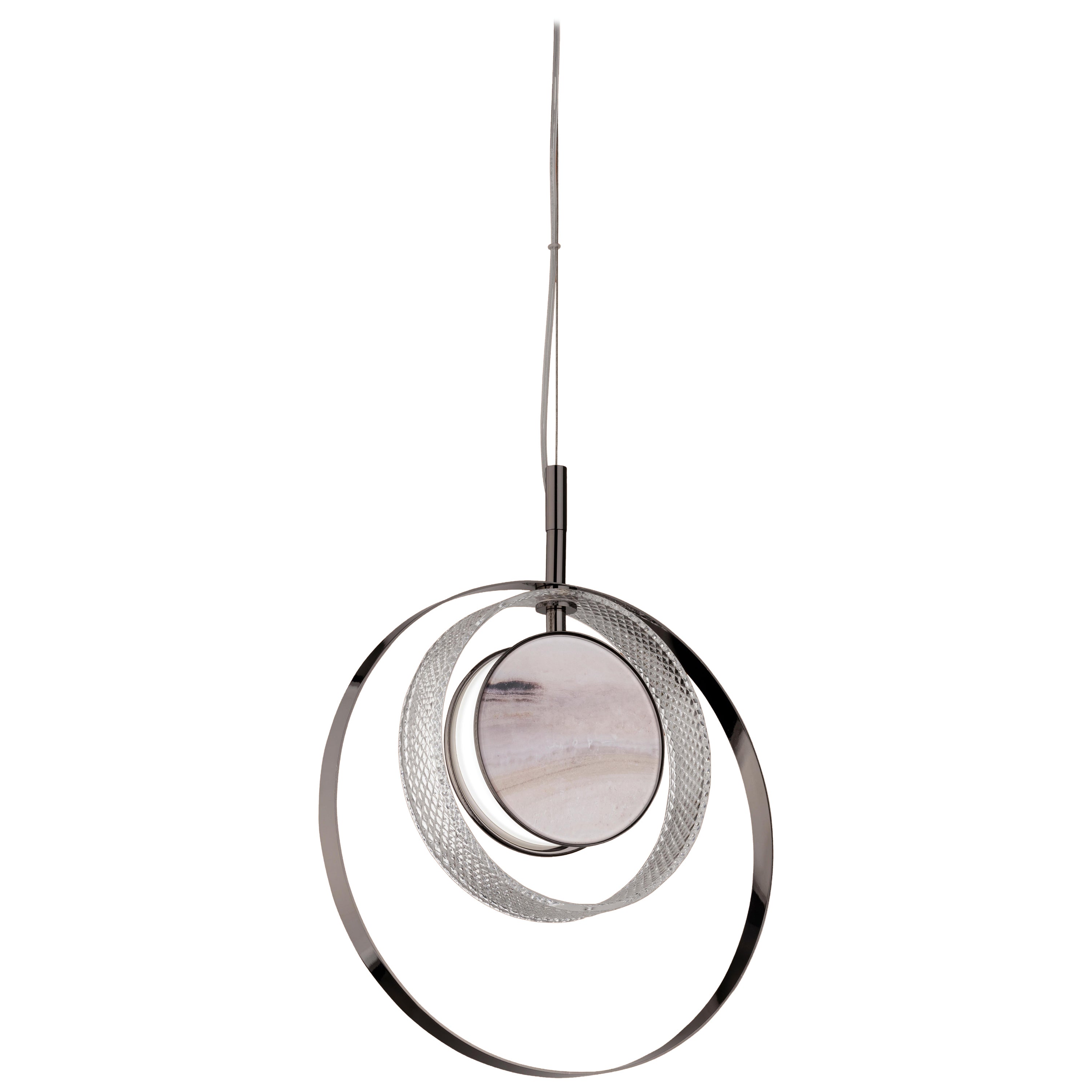 Lampada a sospensione Eclissi S1 di Euroluce Lampadari
