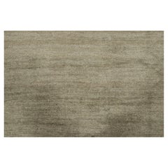 Rug & Kilim’s Monochromatic Textural Rug in Green