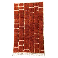 Terracotta Moroccan Rug 12x15 - Royal Nomadic  Handwoven Checkered Design