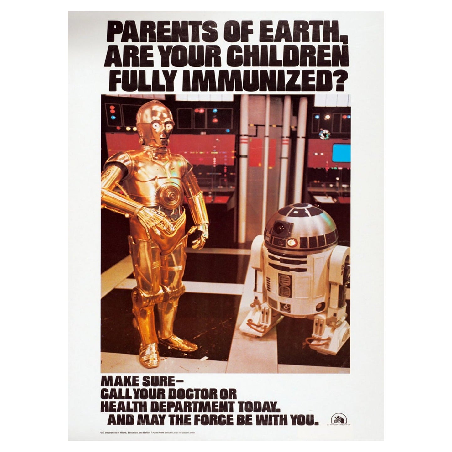 1977 Star Wars - Parents of Earth Original Vintage Poster