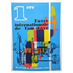 1st International Tamatave Fair 1963 - Madagascar Original Vintage Poster