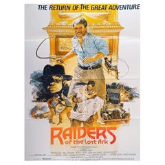 1982 Raiders of the Lost Ark, Original-Vintage-Poster